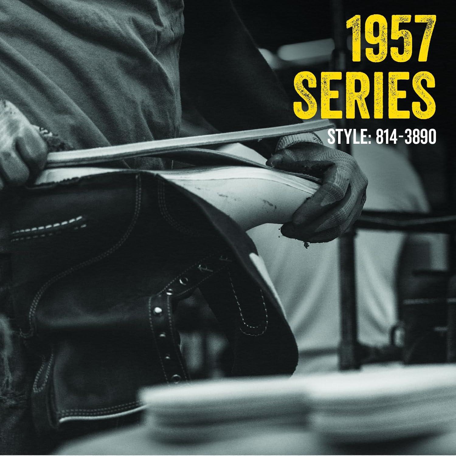 imageThorogood 1957 Series 8 Waterproof Moc Toe Work Boots for Men Soft Toe FullGrain Leather with Comfort Insole and SlipResistant Heel Outsole EH RatedCrazy Horse