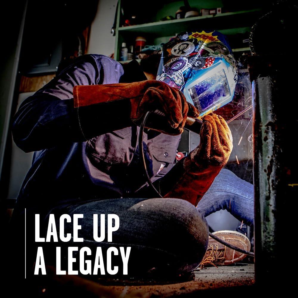 imageThorogood 6 Work Boots for Women  American Heritage  FullGrain Leather with Comfort Insoles and SlipResistant Wedge Outsoles Made in USATobacco