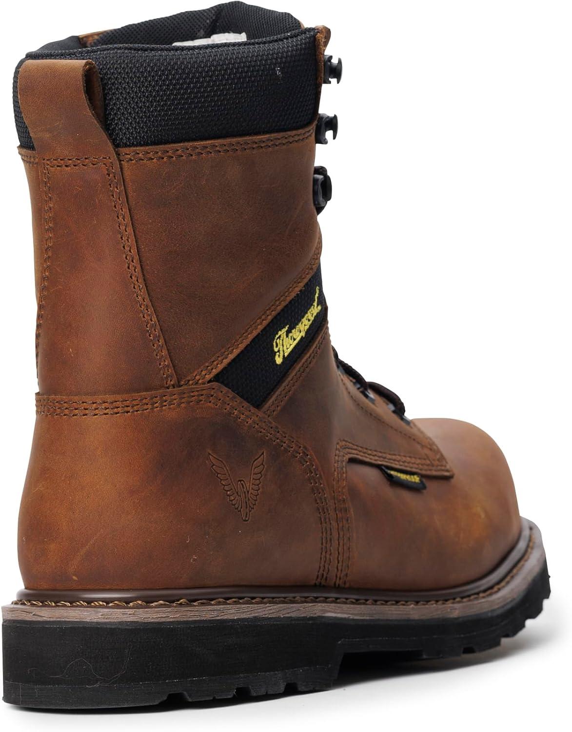 imageThorogood Mens Job Site Series WaterproofInsulated 8 Safety Toe BootCrazyhorse