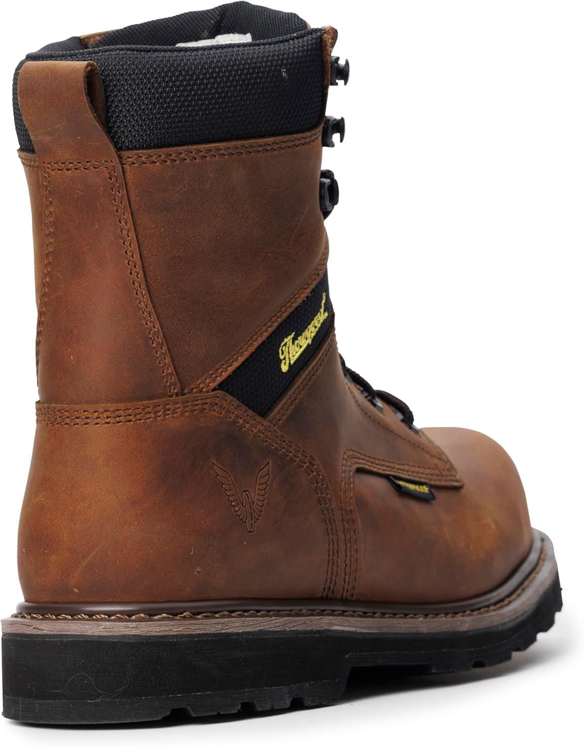 imageThorogood Mens Job Site Series WaterproofInsulated 8 Safety Toe BootCrazyhorse
