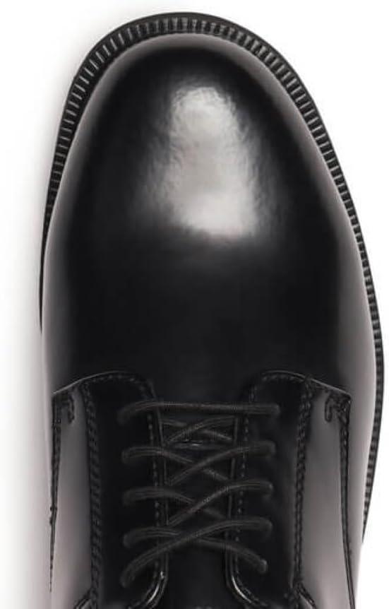 imageThorogood Uniform Classics Oxford Black Dress Shoes for Men Featuring HighShine Leather Removable EVA Comfort Insole and SlipResistant Blown Rubber OutsoleBlack