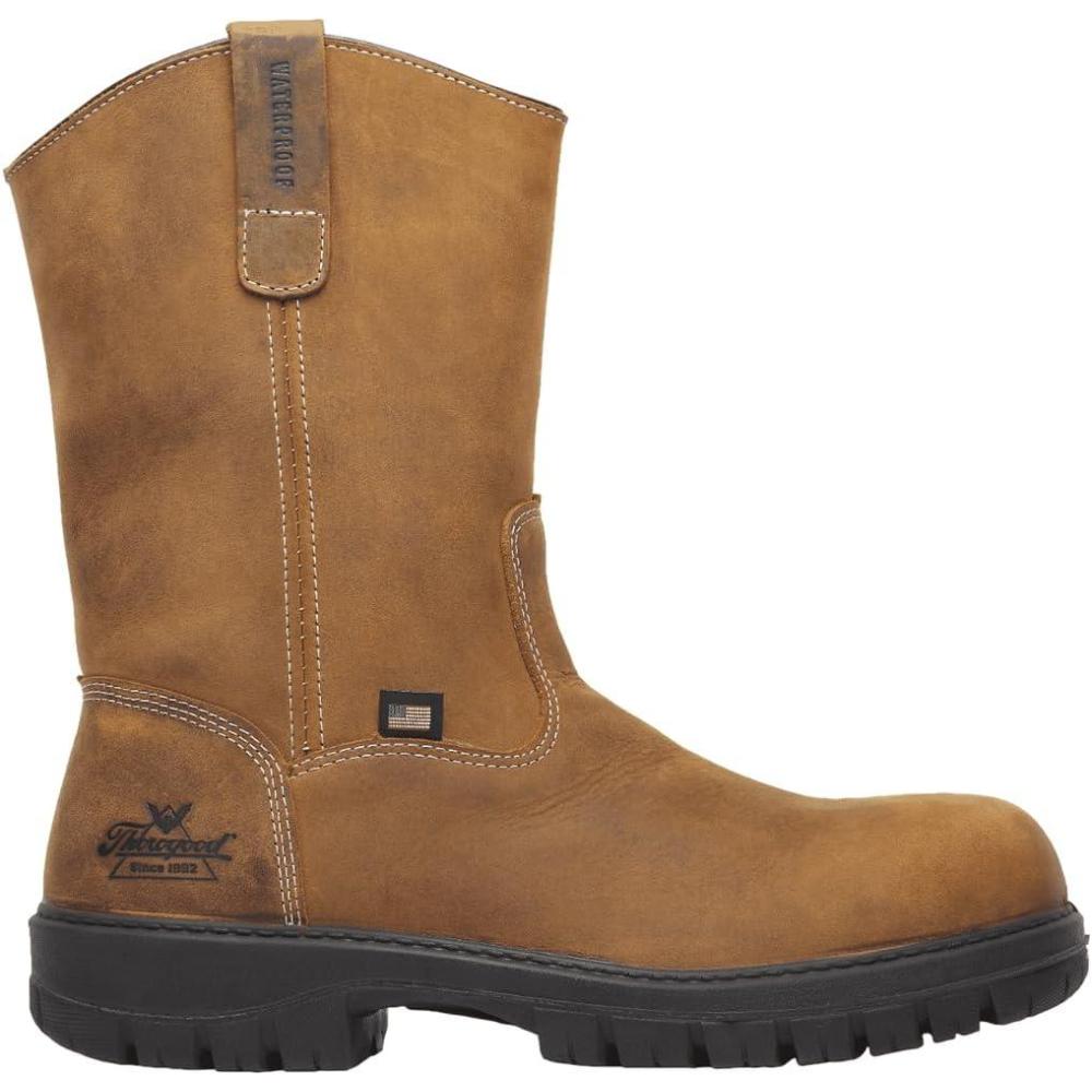 imageThorogood Genesis Series  WP 11quot Chestnut Nano Round ToeChestnut