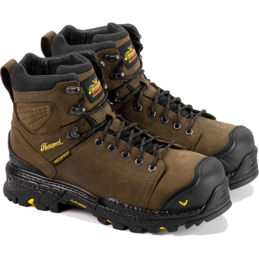 imageThorogood Infinity FD 6 Waterproof Composite Toe Work Boots for Men Made with Premium FullGrain Leather and SlipResistant AntiFatigue Outsole EH RatedStudhorse