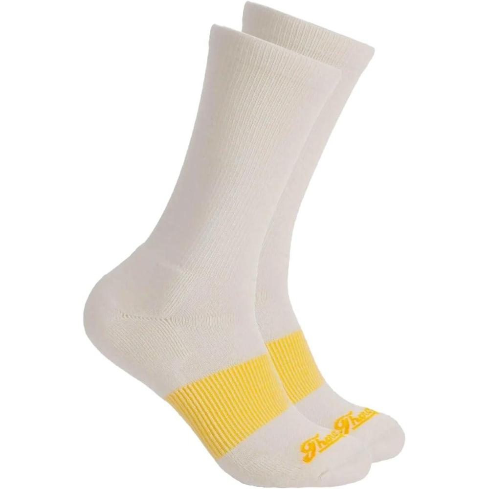 imageThorogood Mens 2PK Half Cushion Crew Performance Work Socks CoolmaxWhite