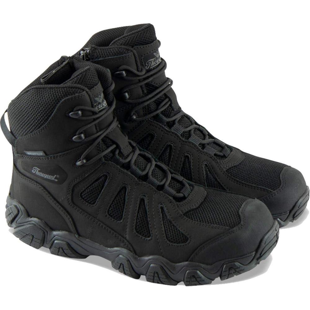 imageThorogood Mens Crosstrex Series  6quot BBP Waterproof Side Zip Composite Safety Toe Hiker BootBlackGrey