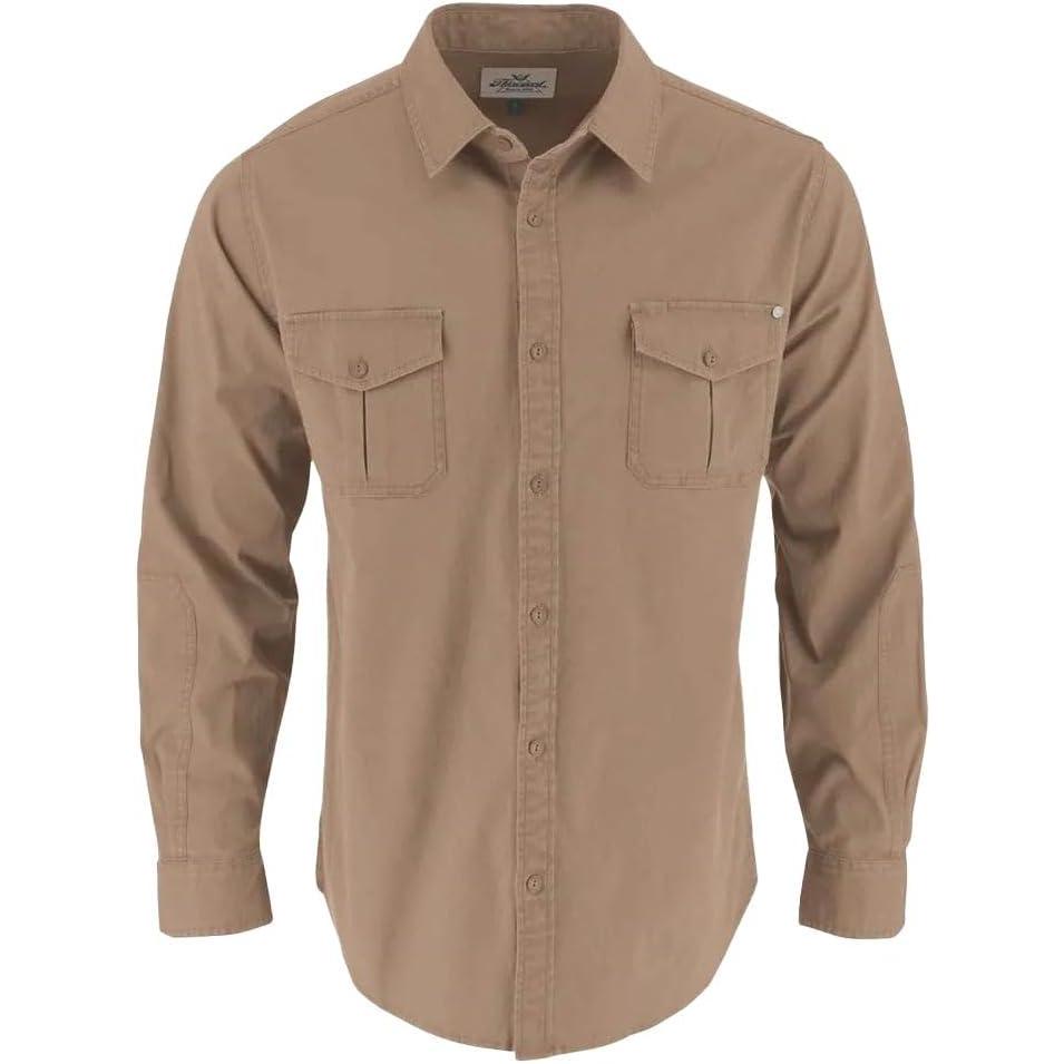 imageThorogood Mens Utility Stretch Shop Long Sleeve Button Down ShirtOtter