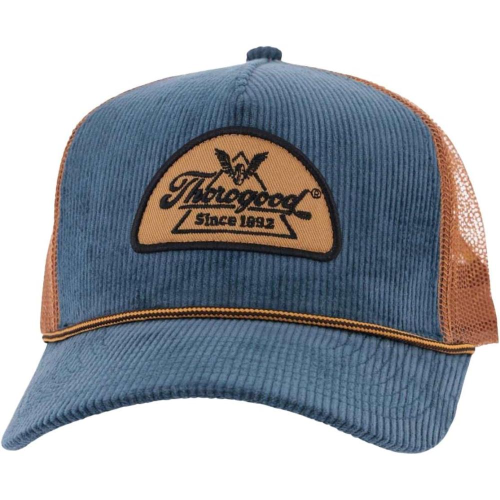 imageThorogood Mens Vintage Corduroy Snap Back HatVintage Slate
