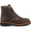 Thorogood 1957 Flyway 6” Waterproof Moc Toe Hunting Boots for Men – Premium Full-Grain Leather with Slip-Resistant Heel Outsole and Shock-Absorbing Footbed(Briar Pitstop 1)