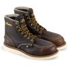 Thorogood 1957 Series 6” Waterproof Moc Toe Work Boots for Men – Soft Toe, Full-Grain Leather with Slip-Resistant Wedge Outsole and Shock-Absorbing Footbed(Briar Pitstop)