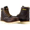 Thorogood 1957 Series 6” Waterproof Moc Toe Work Boots for Men – Soft Toe, Full-Grain Leather with Slip-Resistant Wedge Outsole and Shock-Absorbing Footbed(Briar Pitstop)