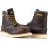 Thorogood 1957 Series 6” Waterproof Steel Toe Work Boots for Men – Full-Grain Leather with Moc Toe, Comfort Insole, and Slip-Resistant Wedge Outsole; EH Rated(Briar Pitstop)