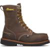 Thorogood 1957 Series 8” Waterproof Steel Toe Work Boots for Men – Full-Grain Leather with Moc Toe, Slip-Resistant Heel Outsole, and Comfort Insole; EH Rated(Crazy Horse)