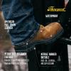 Thorogood 8” Waterproof Work Boots for Men – Genesis Series – Full-Grain Leather with Comfort Insoles and Slip-Resistant Nitrile Rubber Outsoles(Chestnut)