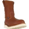 Thorogood American Heritage 11” Soft Toe Wellington Boots for Men Made from Premium Leather Featuring Slip-Resistant Wedge Outsole and Comfort Insole; EH Rated(Tobacco Oil-tanned)