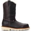 Thorogood American Heritage 11” Steel Toe Wellington Boots for Men – Premium Full-Grain Leather, Slip-Resistant Heel Outsole and Comfort Insole(Briar Pitstop)