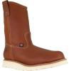 Thorogood American Heritage 11” Steel Toe Wellington Boots for Men – Premium Full-Grain Leather with Slip-Resistant Wedge Outsole and Comfort Insole; EH Rated(Tobacco Oil-tanned)