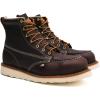 Thorogood American Heritage 6” Steel Toe Work Boots for Men – Full-Grain Leather with Moc Toe, Slip-Resistant Wedge Outsole, and Comfort Insole; EH Rated(Briar Pitstop – Maxwear Wedge Creme)