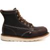 Thorogood American Heritage 6” Steel Toe Work Boots for Men – Full-Grain Leather with Moc Toe, Slip-Resistant Wedge Outsole, and Comfort Insole; EH Rated(Briar Pitstop – Maxwear Wedge Creme)
