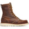 Thorogood American Heritage 8” Moc Toe Work Boots for Men Made with Full-Grain Leather, Soft Toe, Slip-Resistant Wedge Outsole and Comfort Footbed; EH Rated(Trail Crazy Horse)