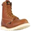 Thorogood American Heritage 8” Soft Toe Work Boots for Men Made from Premium Leather with Slip-Resistant Wedge Outsole and Shock-Absorbing Insole; EH Rated(Tobacco Oil-tanned)