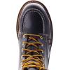 Thorogood American Heritage 8” Steel Toe Work Boots for Men – Full-Grain Leather with Moc Toe, Slip-Resistant Wedge Outsole, and Comfort Insole; EH Rated(Briar Pitstop)