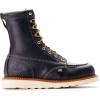 Thorogood American Heritage 8” Steel Toe Work Boots for Men – Full-Grain Leather with Moc Toe, Slip-Resistant Wedge Outsole, and Comfort Insole; EH Rated(Briar Pitstop)