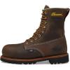 Thorogood American Legacy 8” Insulated Waterproof Work Boots for Men with Nano Composite Safety Toe, 400g Thinsulate & Oil- and Slip-Resistant Outsole(Crazyhorse)