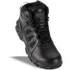 Thorogood Crosstrex 6” Waterproof Black Tactical Boots for Men with Zipper – Breathable Polished Leather and Mesh with Safety Toe and Traction Outsole; ASTM Rated(Black)