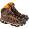 Thorogood Crosstrex 6” Waterproof Safety Toe Hiking Boots for Men – Breathable Premium Leather and Mesh with Comfort Insole and Athletic Traction Outsole; ASTM Rated(Brown/Orange)