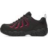 Thorogood Crosstrex Series SD Oxford Work Shoes for Men with a Composite Safety Toe, Black and Red Hiker-Style Work Boots(Black & Red)