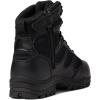 Thorogood Deuce 6” Waterproof Side-Zip Black Tactical Boots for Men and Women with Composite Safety Toe, Full-Grain Leather, and Slip-Resistant Outsole; BBP & EH Rated(Multi)