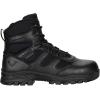 Thorogood Deuce 6” Waterproof Side-Zip Black Tactical Boots for Men and Women with Composite Safety Toe, Full-Grain Leather, and Slip-Resistant Outsole; BBP & EH Rated(Black)