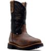 Thorogood Mens American Heritage Square Toe Wellington Waterproof(Black/Crazy Horse)