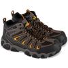 Thorogood Men’s Crosstrex Series Mid Cut Waterproof, Composite Toe Hiker Boot(Puddy/Orange)