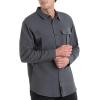 Thorogood Men’s Heavyweight Brushed Flannel Long Sleeve Button Up Shirt(Charcoal Melange)