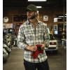Thorogood Men’s Heavyweight Brushed Flannel Long Sleeve Button Up Shirt(Tough Job Plaid)