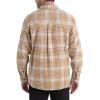 Thorogood Men’s Heavyweight Brushed Flannel Long Sleeve Button Up Shirt(Trusted Labor Plaid)