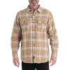 Thorogood Men’s Heavyweight Brushed Flannel Long Sleeve Button Up Shirt(Trusted Labor Plaid)