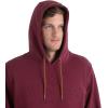 Thorogood Men’s Heavyweight Hoodie Embossed Logo Pullover Workwear Sweatshirt(Chocolate Maroon)