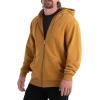 Thorogood Men’s Heavyweight Hoodie Zip Up Workwear Sweatshirt(Golden Brown)