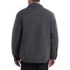 Thorogood Men’s Merrill Heavyweight Berber Lined Shirt Jacket, Button Up Workwear Flannel Shacket(Charcoal Melange)