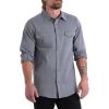 Thorogood Men’s Utility Stretch Shop Long Sleeve Button Down Shirt(Quiet Shade)