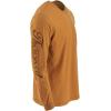 Thorogood Men’s Wheel Script Logo Long Sleeve T-Shirt(Golden Brown)