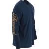Thorogood Men’s Wheel Script Logo Long Sleeve T-Shirt(Pageant Blue)