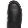 Thorogood Thoro-Flex Black Slip-On Safety Toe Work Shoes for Men and Women – Full-Grain Leather Upper with Cushioning Footbed and Slip-, Oil-, and Puncture-Resistant Outsole(Black)