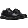 Thorogood Uniform Classics Oxford Black Dress Shoes for Men Featuring High-Shine Leather, Removable EVA Comfort Insole, and Slip-Resistant Blown Rubber Outsole(Black)