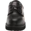 Thorogood Uniform Classics Steel Toe Oxford Work Shoes for Men and Women Featuring Polishable High-Shine Leather, Goodyear Storm Welt, and Non-Slip EVA Lug Outsole(Black)