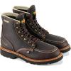 Thorogood 1957 Flyway 6” Waterproof Moc Toe Hunting Boots for Men – Premium Full-Grain Leather with Slip-Resistant Heel Outsole and Shock-Absorbing Footbed(Briar Pitstop 1)