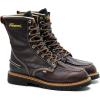 Thorogood 1957 Flyway 8” Waterproof Moc Toe Hunting Boots for Men – Full-Grain Leather with Slip-Resistant Heel Outsole and Shock-Absorbing Footbed(Briar Pitstop)