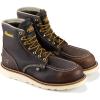 Thorogood 1957 Series 6” Waterproof Steel Toe Work Boots for Men – Full-Grain Leather with Moc Toe, Comfort Insole, and Slip-Resistant Wedge Outsole; EH Rated(Briar Pitstop)